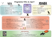 Cliquez sur l'image Programme Fte du Sport pour la voir en grand - BeynesActu - Programme Fte du Sport
